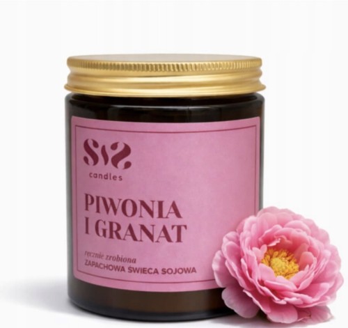 śweica sojowa piwonia granat