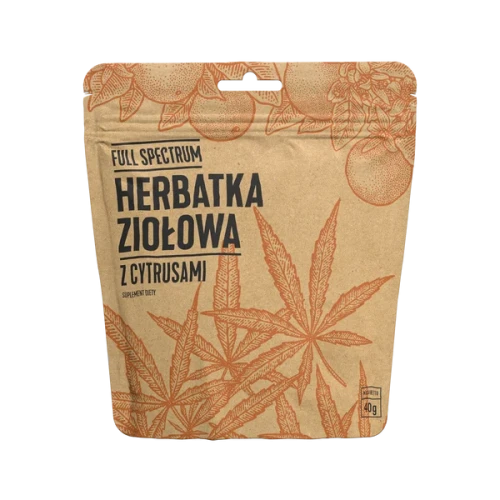 Herbata z cytrusami konopna