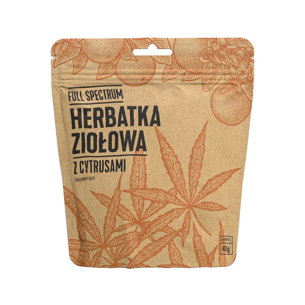 Herbata z cytrusami konopna