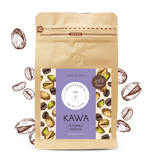 kawa pistacja ziarno