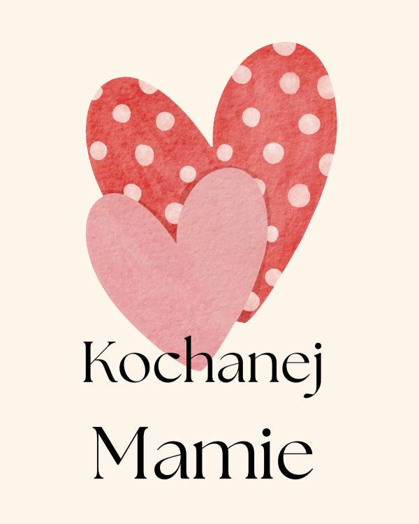 karteczka kochanej mamie
