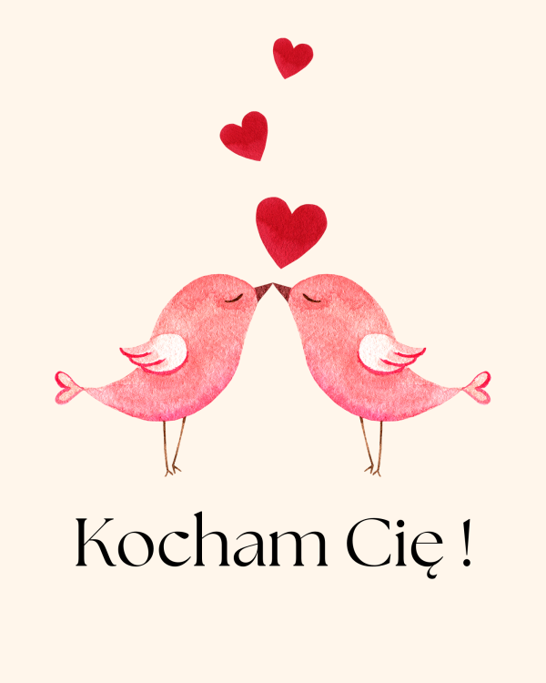karteczka kocham cię