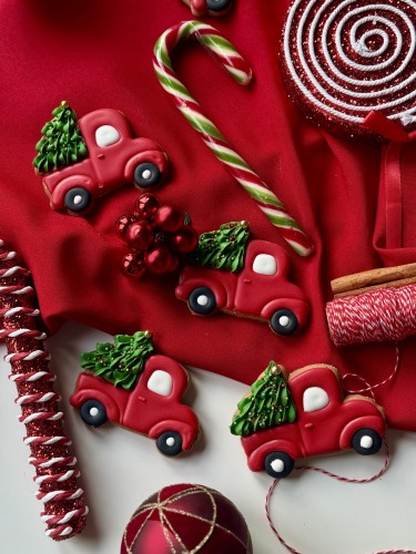 piernik świąteczne autko